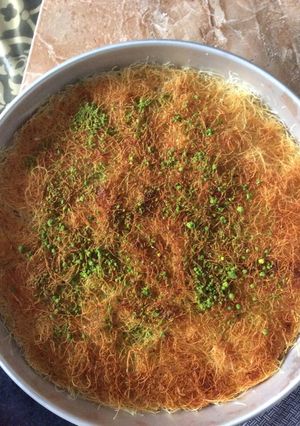 صورة لوصفة كنافه لذيذه 😋😋😋😋❤️