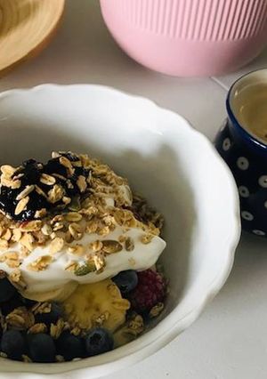Granola tál recept fotója