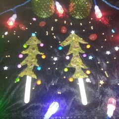 Christmas tree Paratha A picture of Christmas tree Paratha.