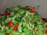 Tumis pare campur teri