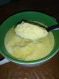 Crema espumosa de naranja sin azúcar