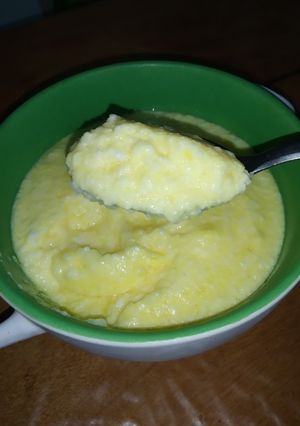 Una foto de Crema espumosa de naranja sin azúcar