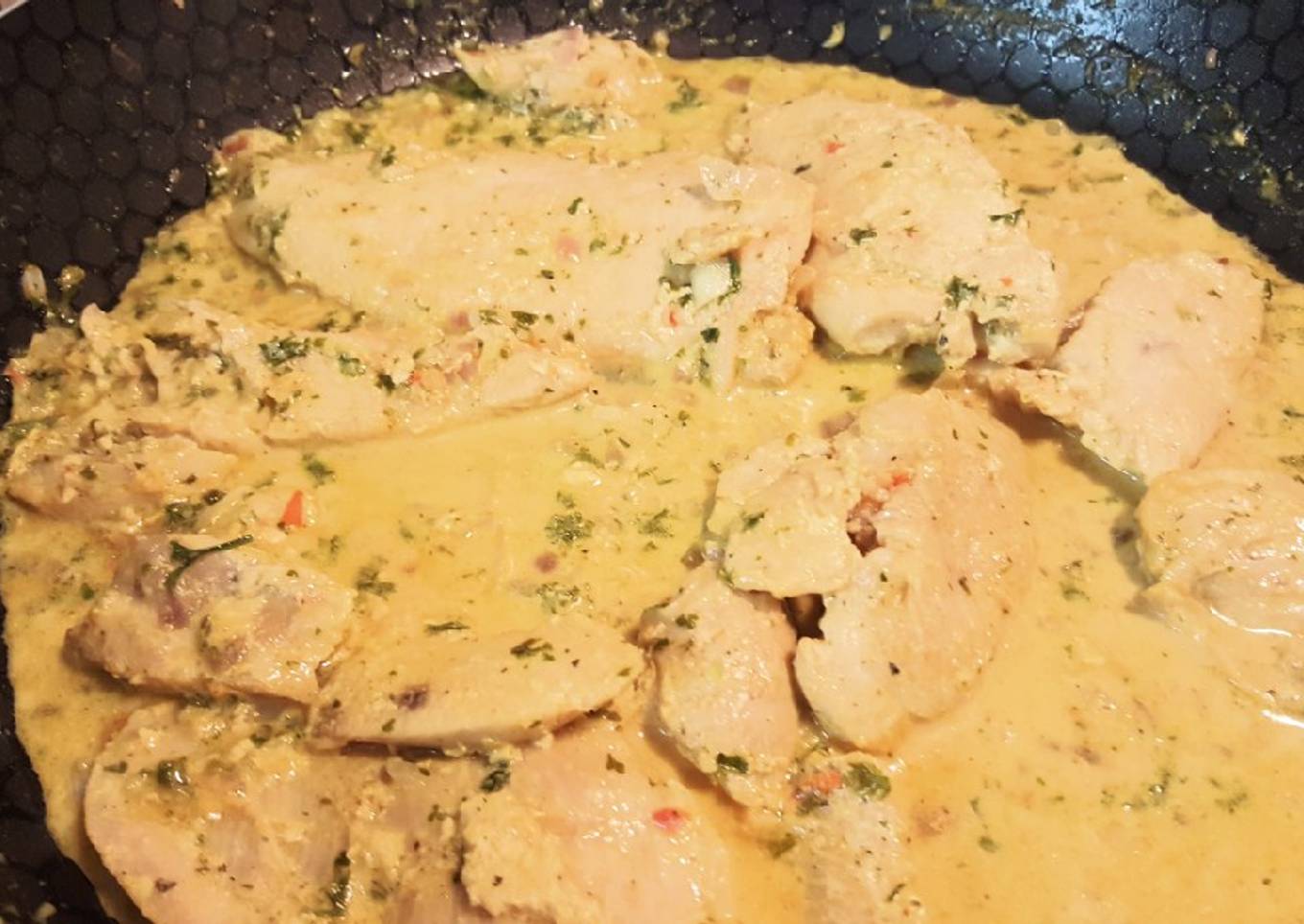 Pechugas de pollo al curry