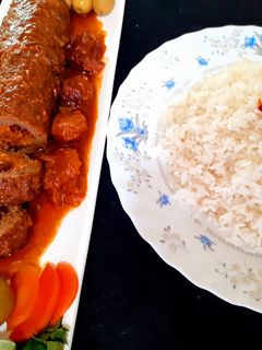 عکسی از دستور رولت گوشت
