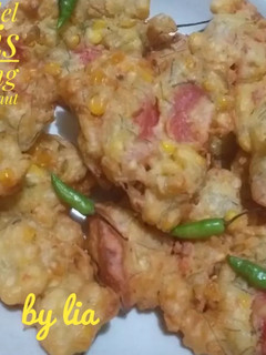 Foto resep Perkedel Jagung Sosis Rumput Laut
