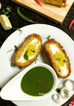 A picture of Veg. Nargisi Kofta.