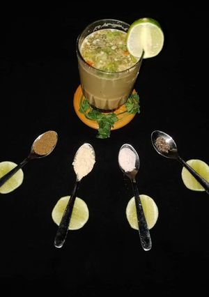 A picture of Savory Sattu Sharbat.