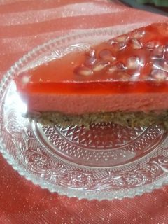 صورة لوصفة تشيز كيك الرمان