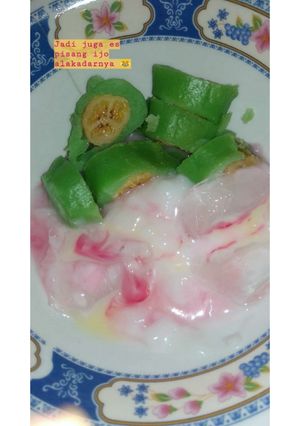 Foto resep Es pisang ijo