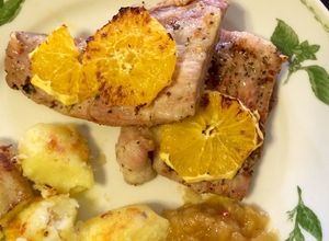 Una foto de Cocina para principiantes. Matambrito de cerdo al horno