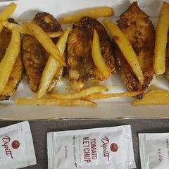A picture of Fried fish.