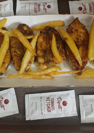 A picture of Fried fish.