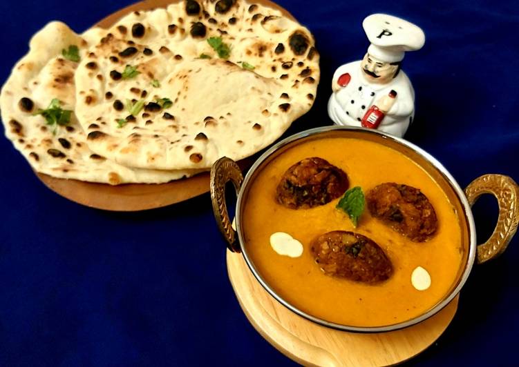 Recipe of Speedy Suran Koftas made in Appe Pan with Smoky Flavoured Makhani Gravy