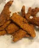 Straccetti di pollo impanati