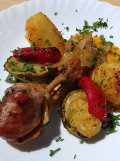 Una foto de Pollo al horno súper tierno