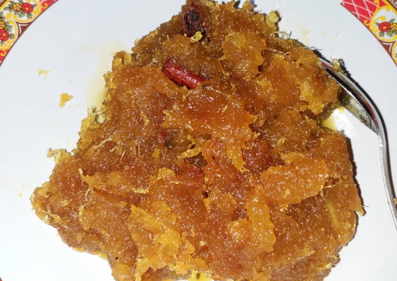 Selai nanas untuk diisi dengan nasturtium