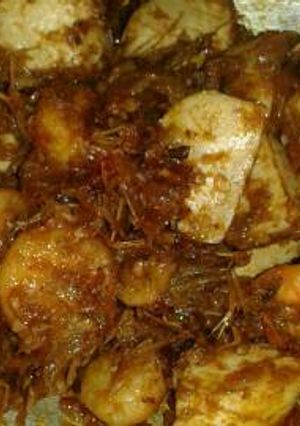 Foto resep Udang telur putih saos tomat pedas