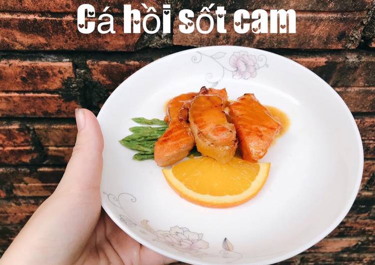 Cá hồi sốt cam