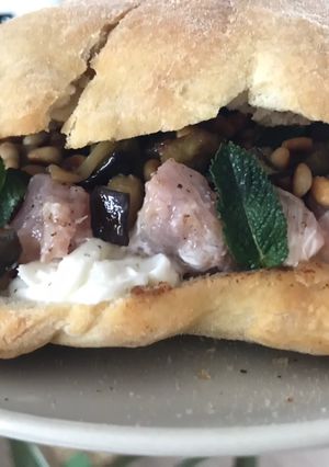 A picture of Gourmet Sandwich That's a Feast for the Eyes.