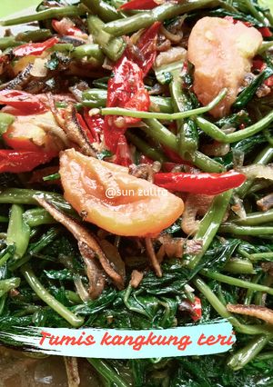 Foto resep Tumis kangkung teri