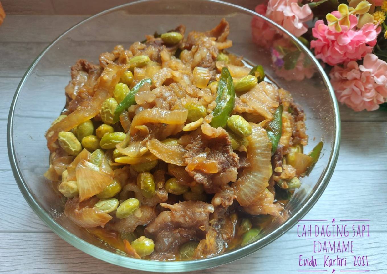 Cah Daging Sapi Edamame