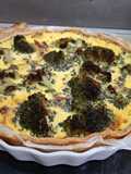 Quiche brocolis provençale