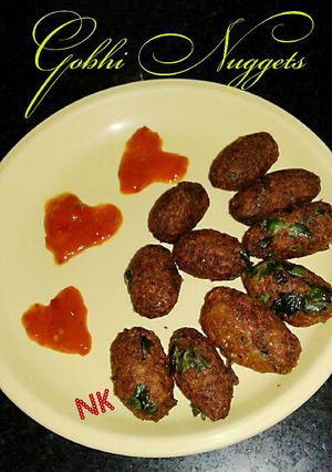 A picture of Gobhi Nuggets.