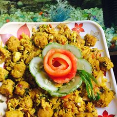 A picture of Egg Paneer soya bhurji.