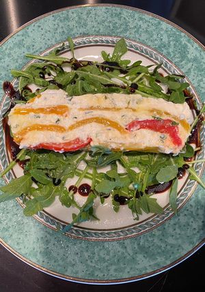 Une photo de TERRINE À LA RICOTTA et aux poivrons grillés 😋