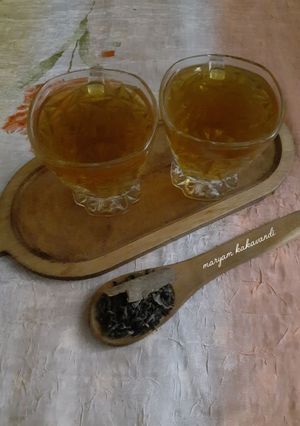 عکسی از دستور دمنوش چای سبز و دارچین
