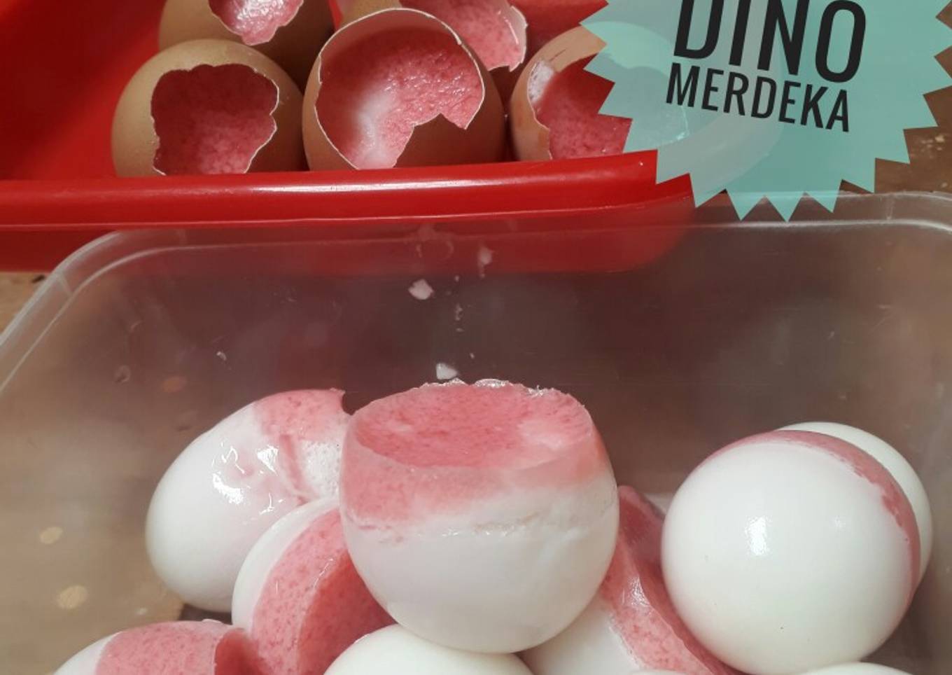 Puding Lumut Telur Dino Merdeka