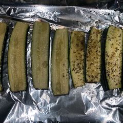 Baked Zuchinis A picture of Baked Zuchinis.