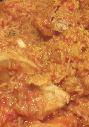 Una foto de Arroz con pollo