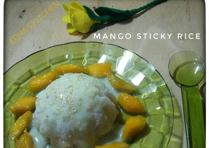 Mango Sticky Rice foto resep utama