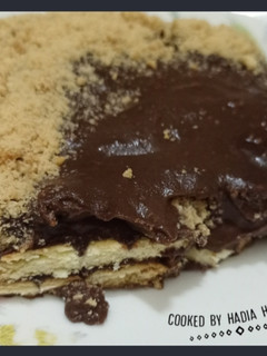 A picture of 10 minutes easy chocolate dessert.