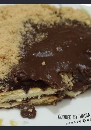 A picture of 10 minutes easy chocolate dessert.