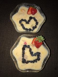 A picture of Hearty Custard #myvalentinerecipe.