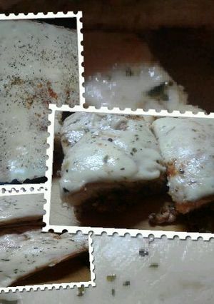 Una foto de Pastel de carne con masa de pizza