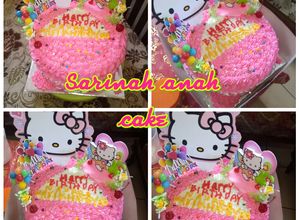 Foto resep Cake karakter helo kity 2 susun