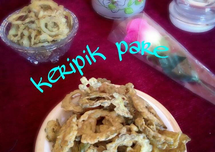 Cara Membuat Keripik Pare Anti Gagal