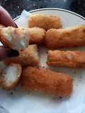 Bastones de puré sobrante