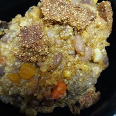 A picture of Three Sisters Stew.