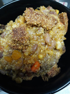 A picture of Three Sisters Stew.