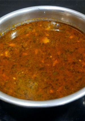 A picture of Maharashtrian Amti.
