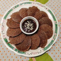 A picture of Ragi Idli.