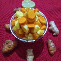 A picture of Galangal pickle.
