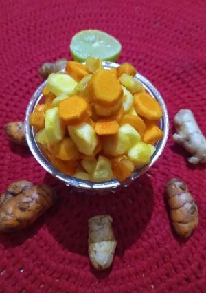 A picture of Galangal pickle.