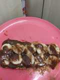 Healthy banoffee pie. Airfyer