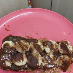 A picture of Healthy banoffee pie. Airfyer.