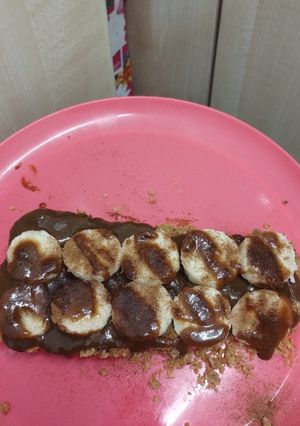 A picture of Healthy banoffee pie. Airfyer.